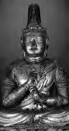 photograph of a sitting buddha