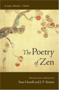 book cover for the poetry of zen
