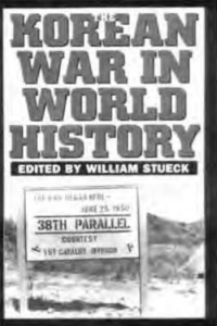 book cover for korean war in world history