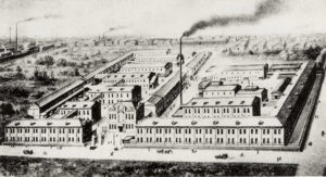 illustration of a factory