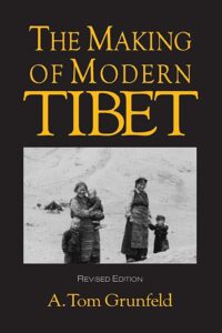 book cover for the making of modern tibet