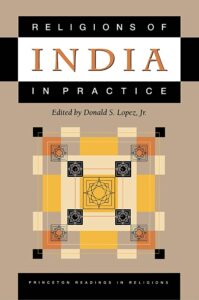 book cover for religions of india in practice