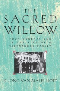 book cover for the sacred willow