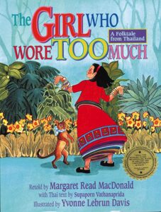 book cover for the girl who wore too much