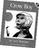 book cover for crow boy
