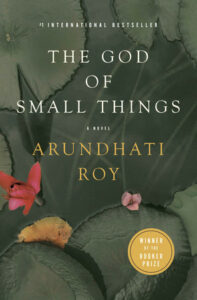 book cover for the god of small things by arundhati roy