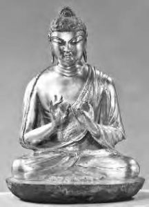 statue of a sitting buddha