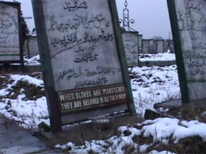 Mazar-e-Shouda (Martyrs’ Graveyard) in Srinagar, Kashmir.