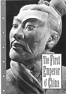 Book cover for The First Emperor of China