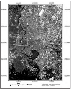 Satellite images over Bangkok