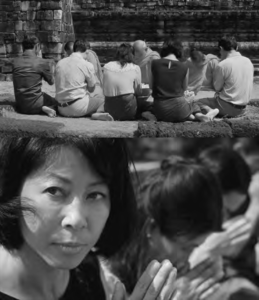 As adults, Loung and her siblings return to the ruins of a Cambodian temple to honor their family members and the thousands of others who suffered or were killed by the Khmer Rouge.