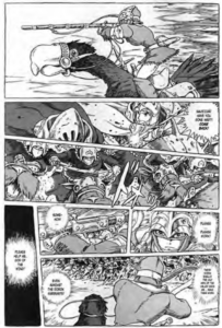 Manga pictures of Nausicaä of the Valley of the Wind