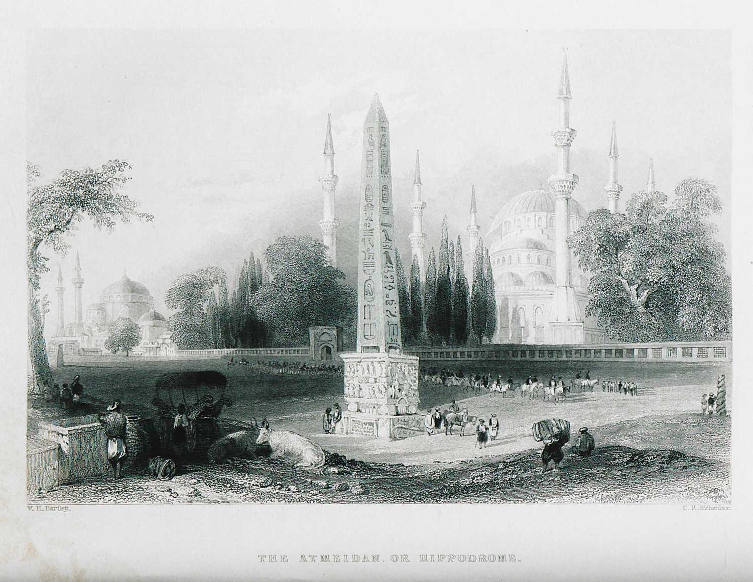 Drawing of the Hippodrome of Constantinople.