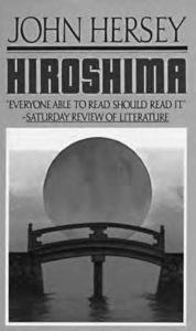book cover for hiroshima by john hersey