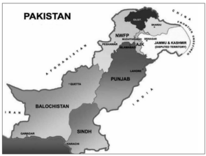 Offical map of Pakistan