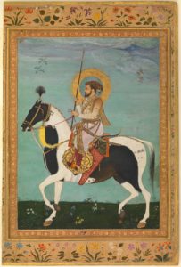 Painting of Shah Jahan on Horseback