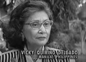 Vicky Quirino Delgado, Manila, Philippines.