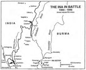 a map of india and burma