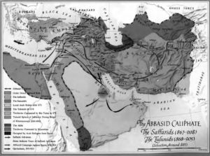 Map of the Abbasid Empire
