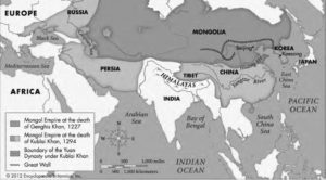 map of china and the middle east.
