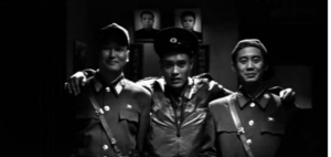 Screen capture of three man