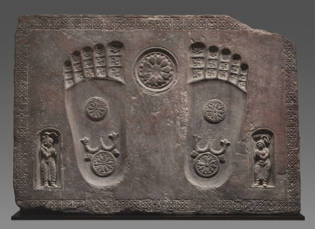 Image of footprints of the Buddha (Buddhapada).