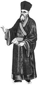 an illustrated man in robes 