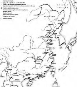 map of ports in china and along manchuria's coast
