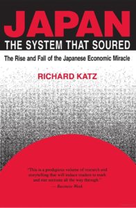 book cover for japan the system that soured