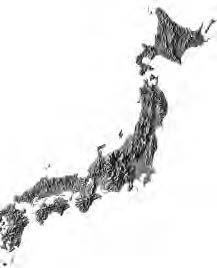 topographic map of japan