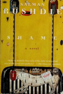 book cover for shame by salman rushdie