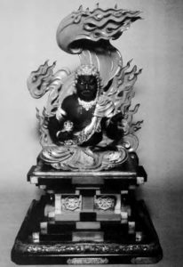 statue of a meditating figure
