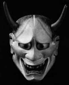 photo of a hannya mask