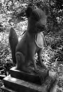 photo of a fox statue
