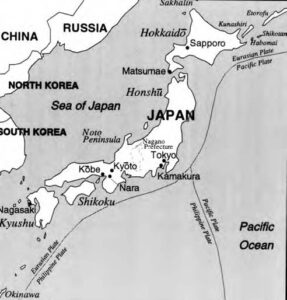 map of japan