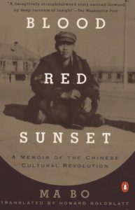 book cover for blood red sunset