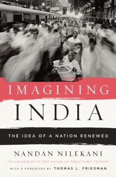 book cover for imagining india