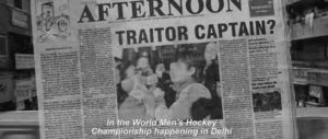 newspaper front page saying "traitor captain?"