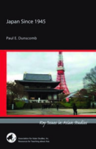 Book cover of "Japan Since 1945." The cover photo shows a pagoda. 