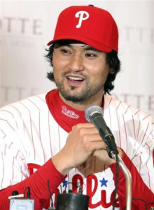 photo of a man in a baseball uniform