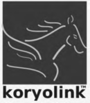 Koryolink logo with a horse graphic. 