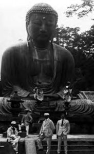 a photo of a statue of a sitting buddha