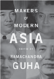 Book cover of "Makers of Modern Asia" with the photographs of four prominent Asian historical figures. 