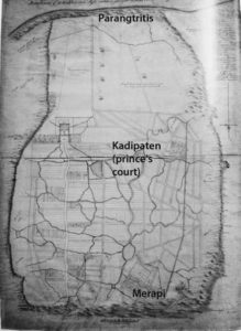 Author’s photo of the map, reprinted in Comprehensive Atlas of the Dutch United East India Company