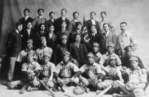 group photo of a baseball team