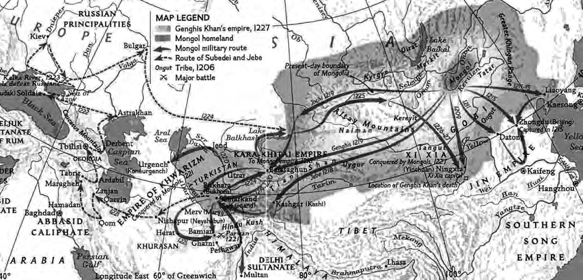 Genghis Khan Empire Compared To Alexander The Great