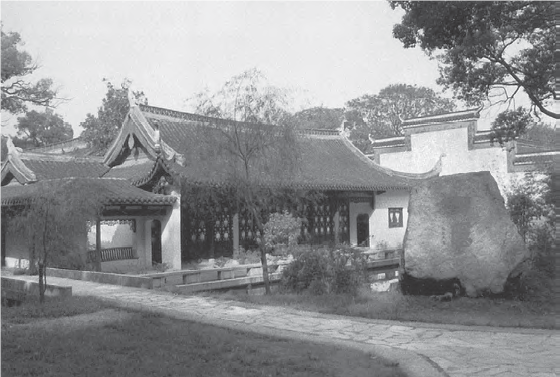 photo of a building with pointed roof