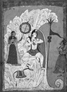 Image of Shiva Bearing the Descent of the Ganges River