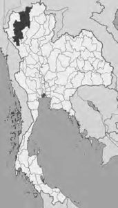 Map of Chiangmai City is located in northern Thailand in Chiangmai Provence. 