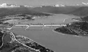 Aerial view of the Three Gorges Dam